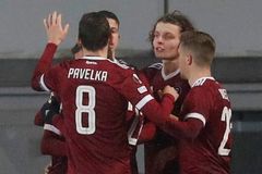 Hradec Králové - Sparta 0:1. Sparťané vybojovali hubenou výhru díky trefě Hložka