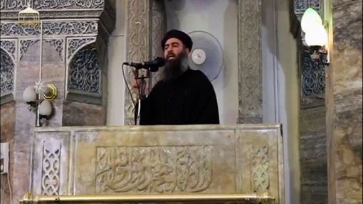 Vůdce Islámského státu Abú Bakr Bagdádí.