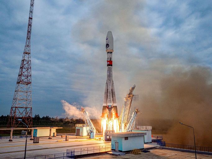 Ruská mise Luna-25 míří na Měsíc.