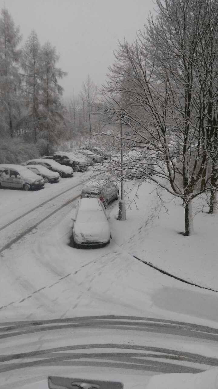 Sníh v Ústí nad Labem