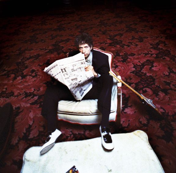 Bob Dylan na propagační fotografii, 90. léta.