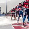 Biatlonový závod ženských štafet v italské Anterselvě