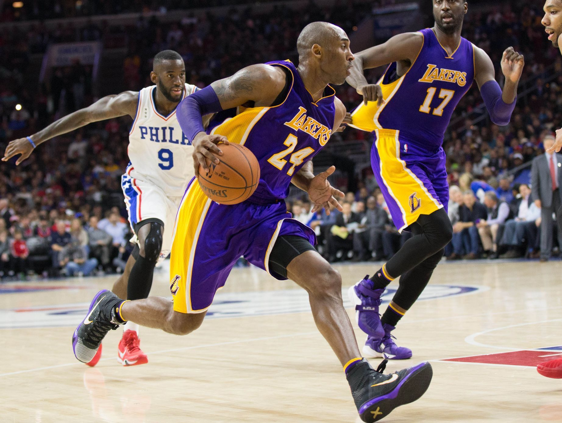 NBA: Los Angeles Lakers at Philadelphia 76ers (Kobe Bryant)