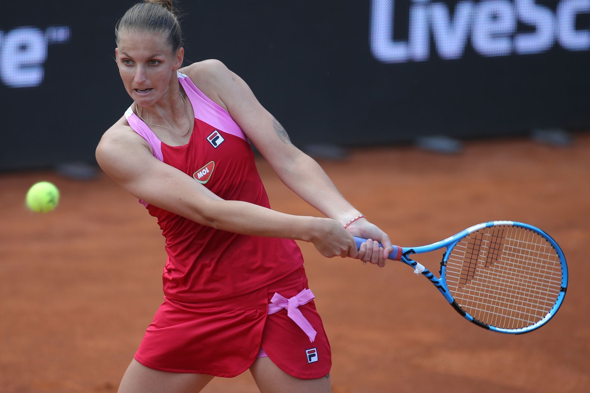 Karolína Plíšková na turnaji LiveScore Cup 2020