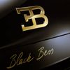 zlato v autě logo Bugatti