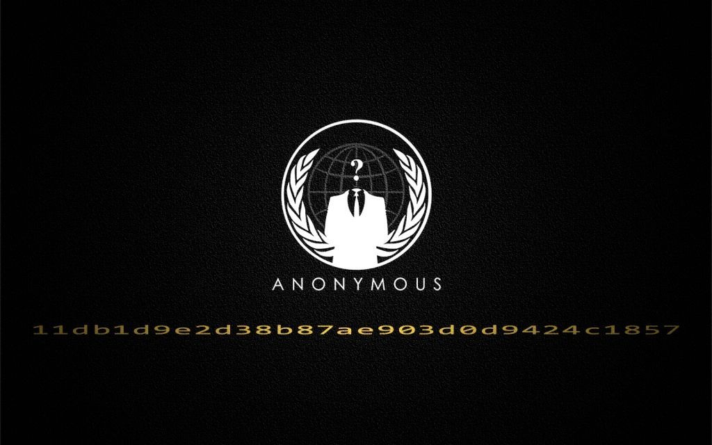 Anonymous logo - ilustracka