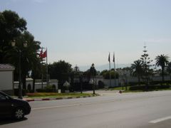 Opuštěný prezidentský palác v sousedství Kartága