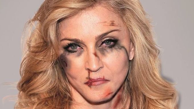 Madonna v kampani proti násilí na ženách