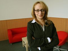 Adriana Krnáčová z Transparency.