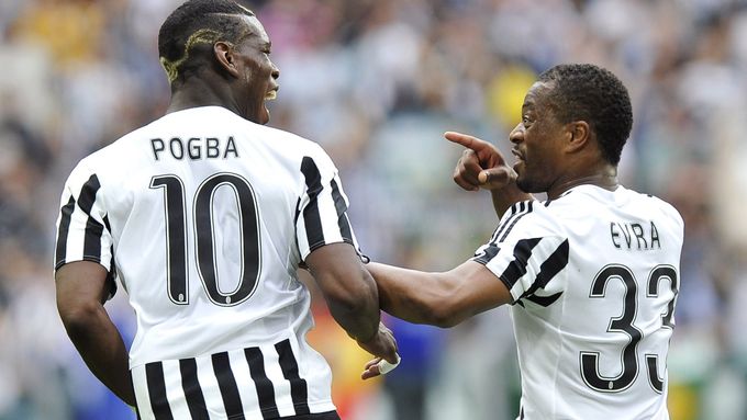 Paul Pogba a Patrice Evra byli v posledních letech spoluhráči v Juventusu