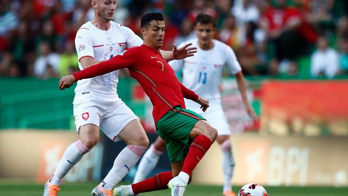 Cristiano Ronaldo hrál proti Česku naposledy loni v Lize národů