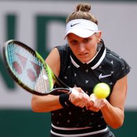 Markéta Vondroušová Markéta Vondroušová ve finále French Open 2019
