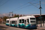Tři tramvaje značky Škoda jezdí od roku 2001 v americkém městě Tacoma ve státě Washington. Vozidla konstrukčně i designově vychází z jednosměrné tramvaje 03 T, která jezdí v několika českých městech.