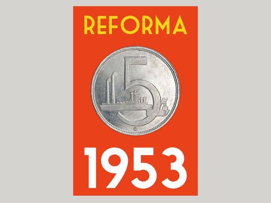 Speciál měnová reforma 1953 Logo reforma 1953