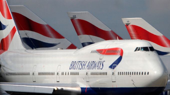 Ilustrační fotka letadla společnosti British Airways