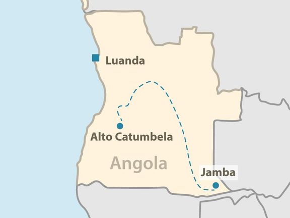 Z městečka Alto Catumbela až na základnu Jamba. Čechoslováci museli překonat cestu přes celou Angolu.