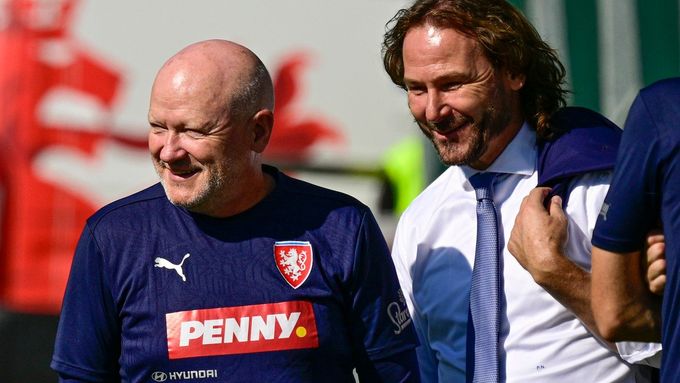 Ivan Hašek a Pavel Nedvěd