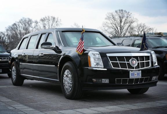 Trumpův Cadillac začíná působit trochu zastarale. Prý ale bude brzy vyměněn za novou prezidentskou limuzínu.