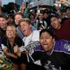Fanoušci Los Angeles Kings po výhře ve Stanley Cupu
