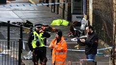 útok nožem Huntingdon