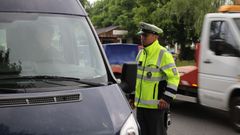 Kontrola technické stavu dopravní policie - ilustrační foto