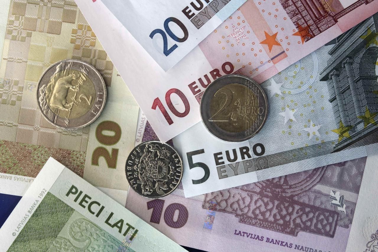 Euro v Lotyšsku