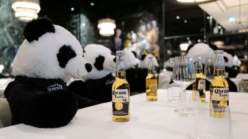 Instalace medvíků panda nese název "Panda mie".
