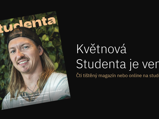 Nejnovější číslo časopisu Studenta Studenta květen cover