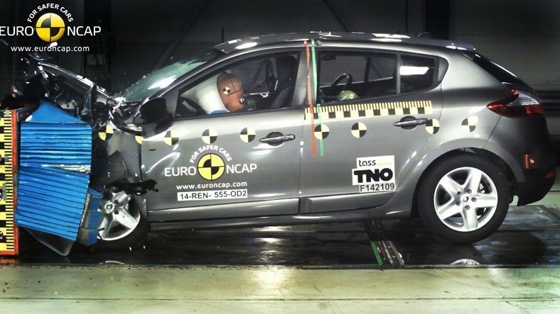 Crash test Renault Mégane 2014