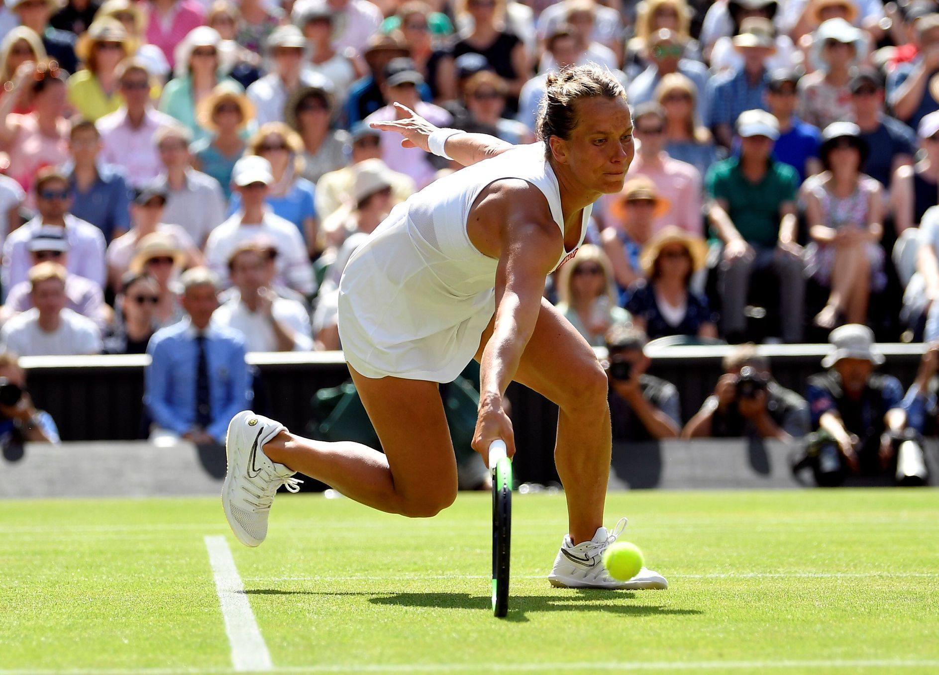 Barbora Strýcová v semifinále Wimbledonu 2019