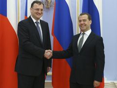 Do Jekatěrinburgu zavítal v rámci své návštěvy Ruska i český premiér Petr Nečas. 
