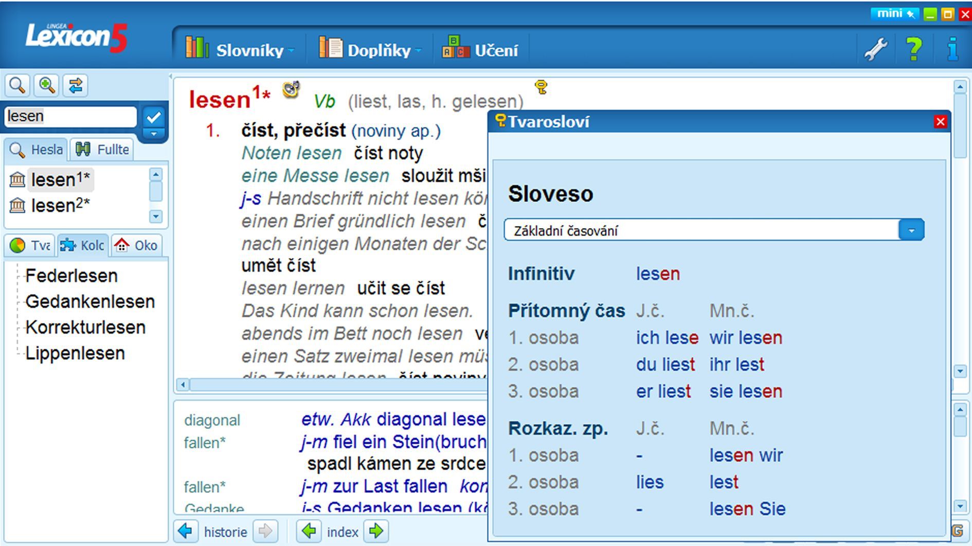 Německý slovník Lingea Lexicon 5 Platinum