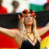 Fanynka Německa při utkání MS proti Ghaně
