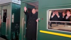 Kim Čong-un na cestě do Vietnamu
