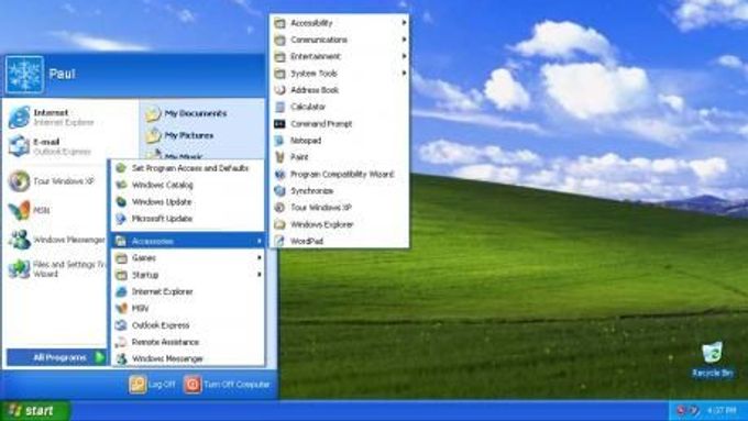 Windows XP. Ilustrační foto