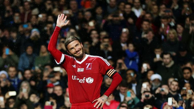 David Beckham si nakonec zahrál i se svým synem.