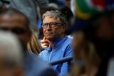 Na tenis se přišel podívat i největší světový mecenář Bill Gates.