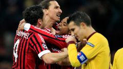 Liga mistrů: AC Milán - Arsenal (Ibrahimovic, Van Persie)