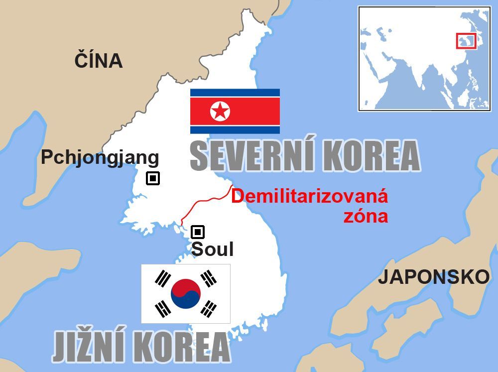 Severní a Jižní Korea