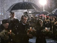 Prezident Ukrajiny Viktor Juščenko na 75. výročí "holodomoru"