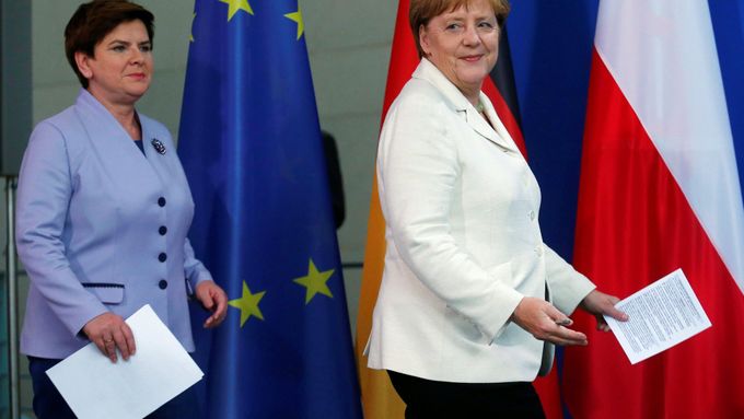 Beata Szydlová a Angela Merkelová