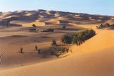Saharská poušť na snímku z 90. let.