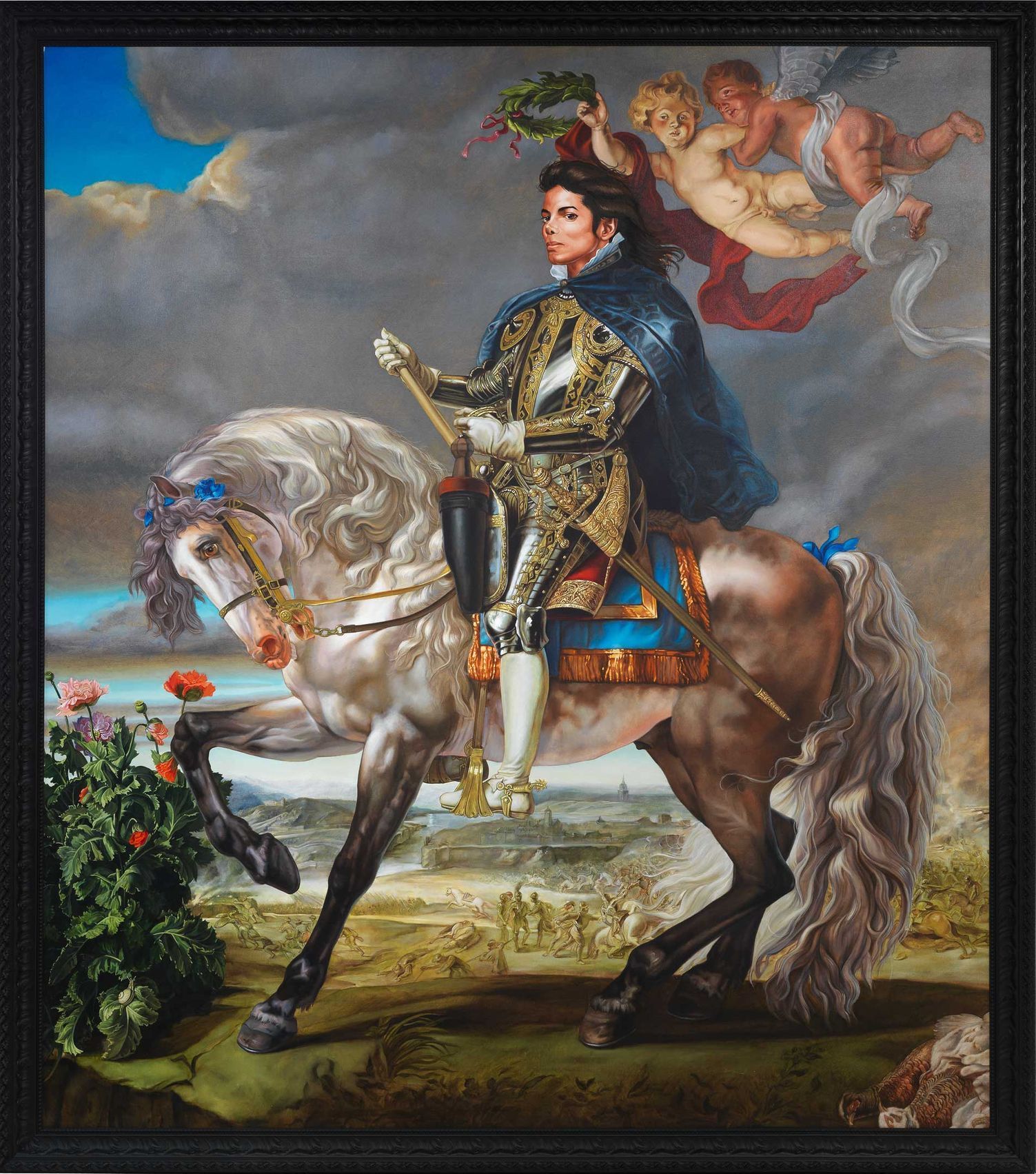 Michael Jackson malovaný portrét