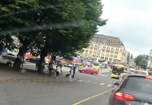 Fotografie z místa útoku v Turku.