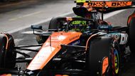 Lando Norris, McLaren v kvalifikaci na VC Abú Zabí 2025