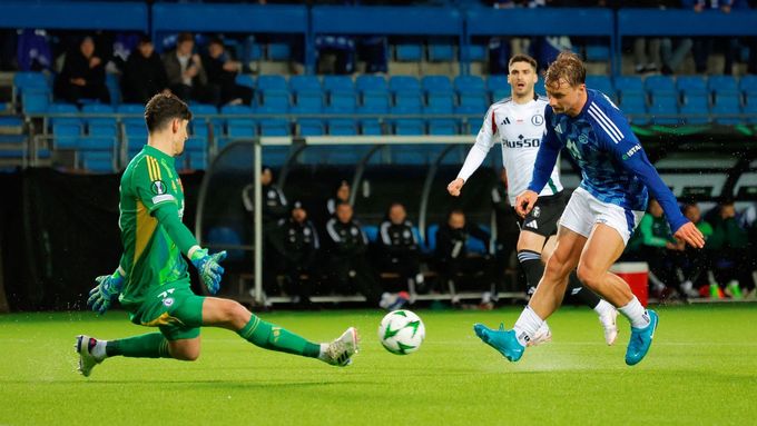 Molde - Legia Varšava: Fredrik Gulbrandsen dává gól
