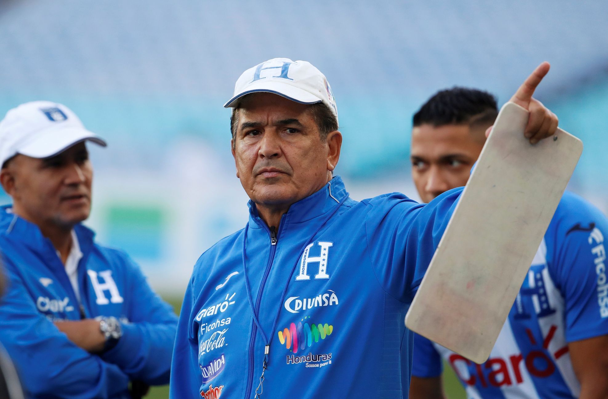 Trenér Hondurasu Luis Pinto