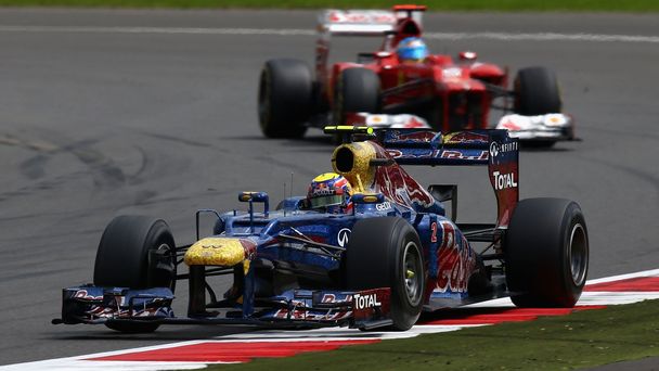Mark Webber, Red Bull a Fernando Alonso, Ferrari