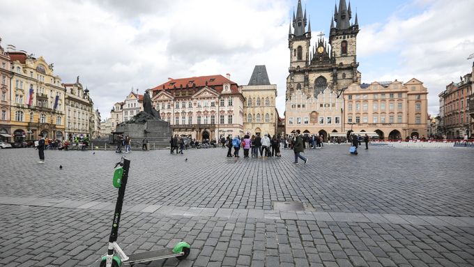 Praha jenom pár dní před vyhlášenou karanténou.