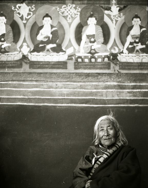  Snímek z výstavy Jaroslav Havlík - Lidé Nepálu a Tibetu. 